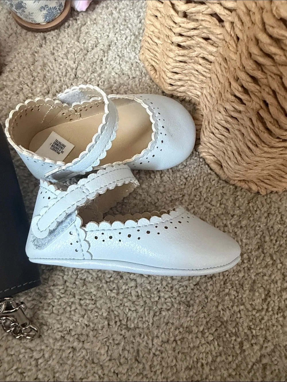 Kids Mary Jane Dress Shoes in White and Black janie and jack